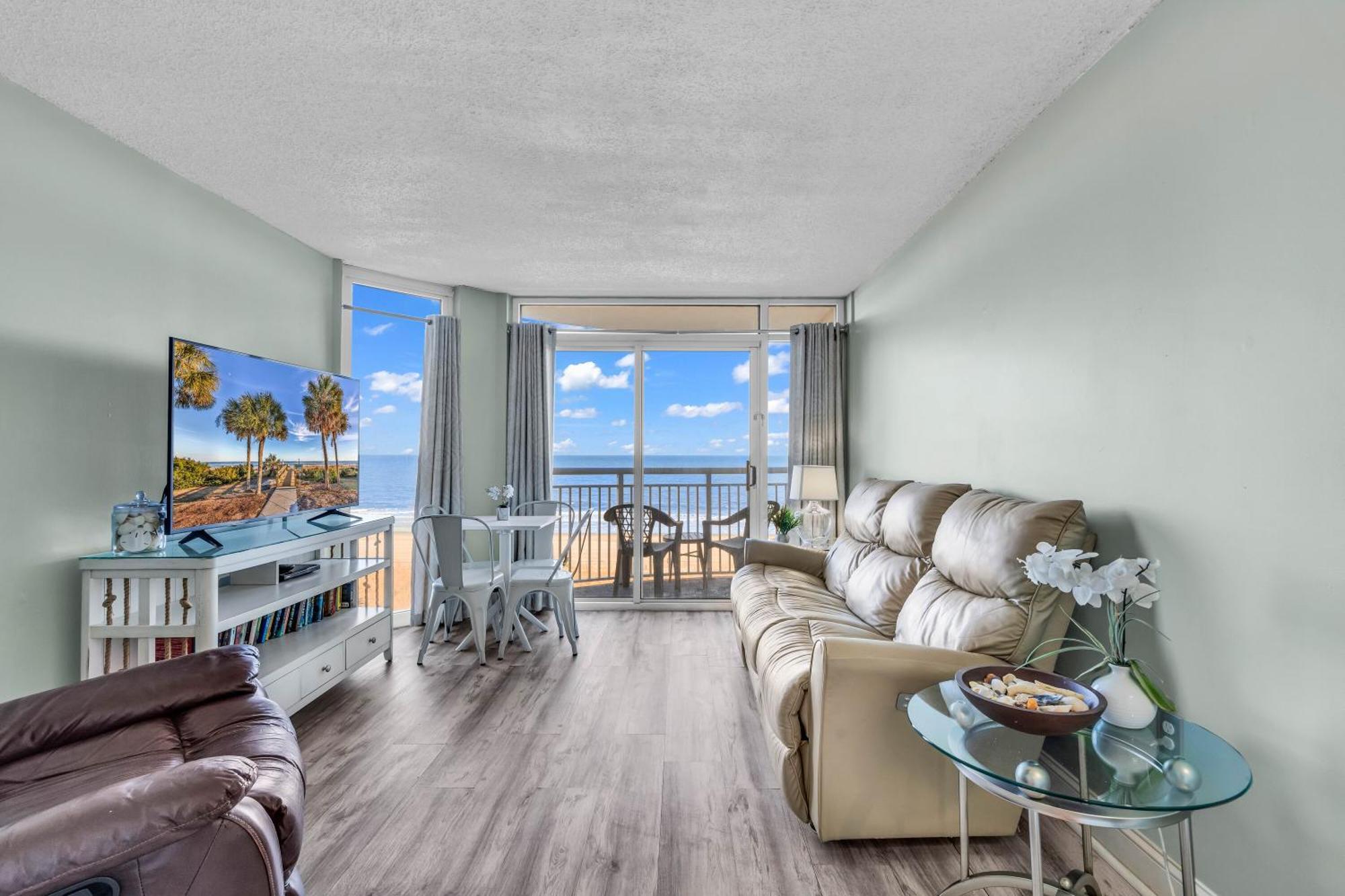 Hosteeva 1Br Oceanfront Condo In Atlantica Resort Near Boardwalk 默特尔比奇 外观 照片